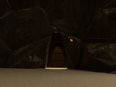 Jabbas Throne Room - Set 9 - Rancor Cave 1-6 scale Hottoys 3D print model