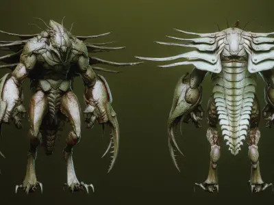 iNSEKt  150 monster parts 3D model