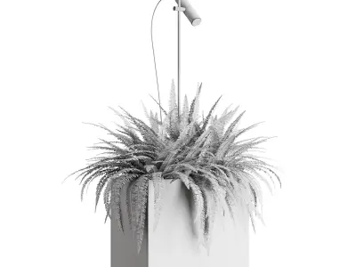 Dots Planter Lamp 3D model