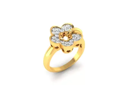 Women ring 3dm stl fbx obj render details 3D print model 2