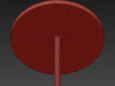 LEVITY chandelier with balls hanging from it 3D model