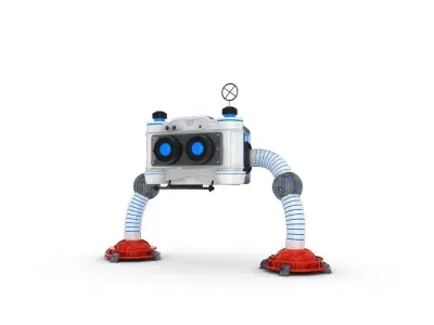 Funny Robot Character 3D model