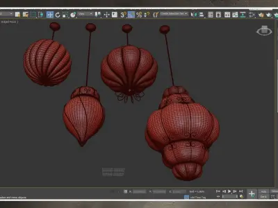 Tor Lamp Collection 3D model