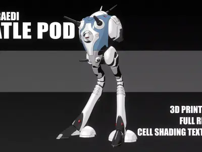 Zentraedi Tactical BattlePod 3D print model