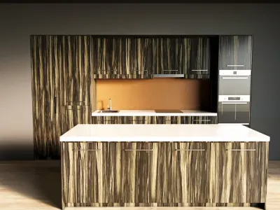 91-Kitchen7 texture 8 3D model