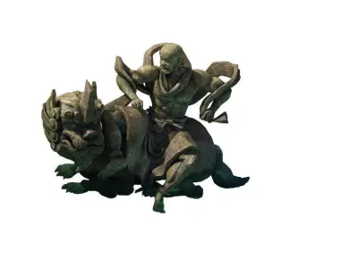 Model - Kashayana Buddha Forest Water Sculpture 03 3D model