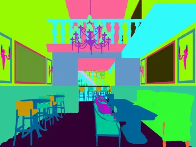 Business Restaurant - Coffee - Banquet  88 3D model