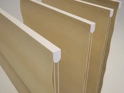 Roman blinds 2 3D model