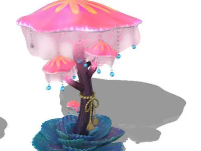 Submarine cartoon world - Diversion lights 3D model