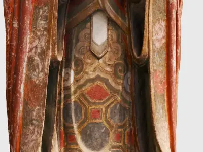 Deity Statue Sculpture19 3D model