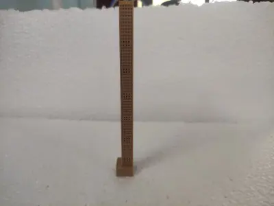 Newyork Square Building  3D print model