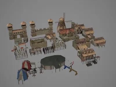 Vollage L2 Low-poly 3D model