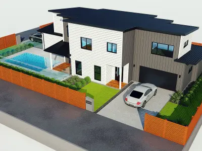 Australian House 2 3D model