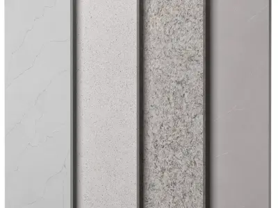 Quartz Agglomerate Engineered Stone Set - 10 Texture