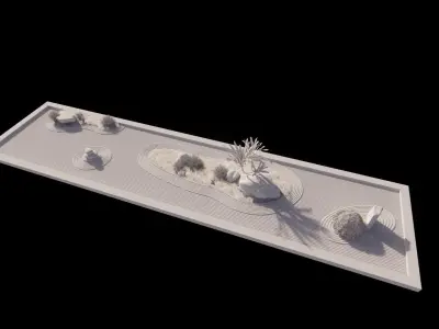 park-public park-Private Park Landscape 3D model