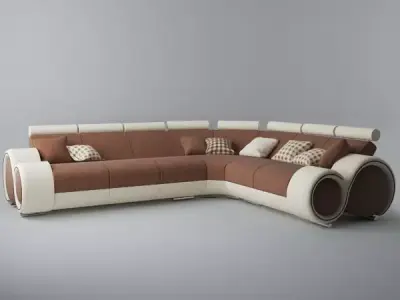 Modern Sofa 6x 3D model