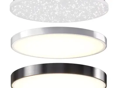 Led lamps ceiling 3D model