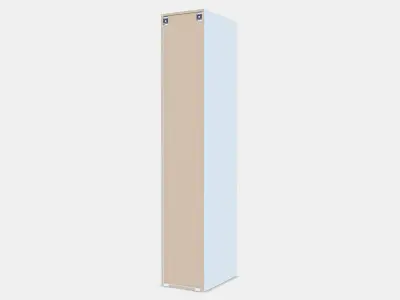 METOD High cabinet frame 2 Low-poly 3D model