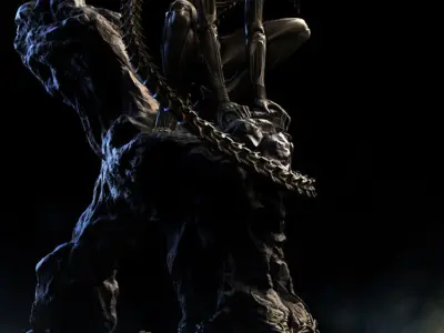 Alien Xenomorph Big Chap for 3D Printing 3D print model