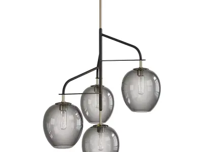 Odyssey 4 Light Pendant Light Low-poly 3D model