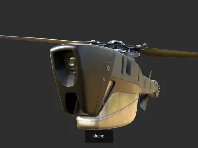 aircraft collection helicopter with head and tail 3D Model Pack
