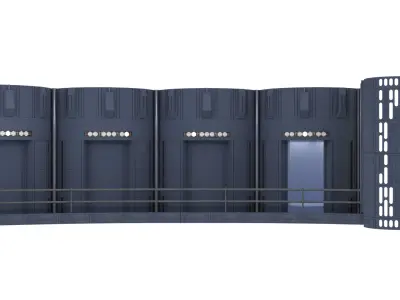 Set 2c - Death Star Elevators 1-12 Scale Blackseries  3D Model Pack