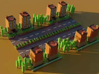 3d Model Of Apartments 3D print model