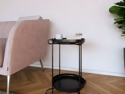 IKEA LIVELYCKE Tray Table Low-poly 3D model