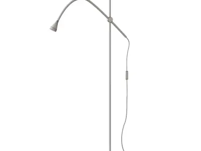 NEVLINGE Floor lamp LED black 3D model