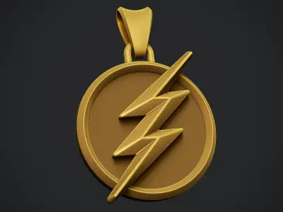 Flash Lighting Pendant 3D print model
