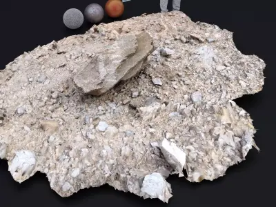 DEATH VALLEY ROCK FORMATION 005 2024 3D model