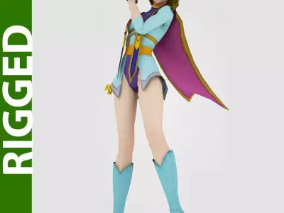 Illa  3D Rigged Model 3D model