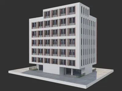 Office Building 2 3D model purchase