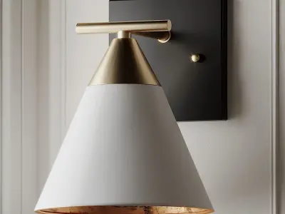 YOUNG HOUSE LOVE CLAD CONE BATH SCONCE 3D model