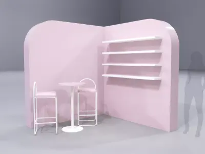 Pop Up Stand 1 3D model