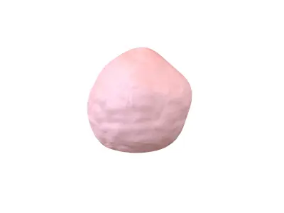 Snowball v1 005 Low-poly 3D model