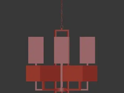 Cubismus Chandelier 3D model