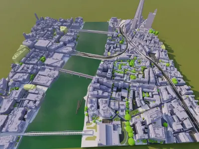 London Premium Model 3D model