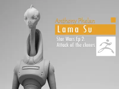 Anthony Phelan - Lama Su Kaminoan - Star Wars episode 2 3D print model