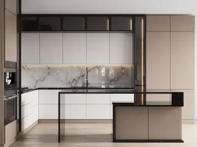 Kitchen 035 3D model