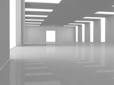 Sci Fi Interior Low-poly 3D model order
