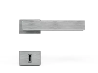 Modern Metal Door Handle 3D model
