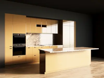 56-Kitchen8 glossy 5 3D model