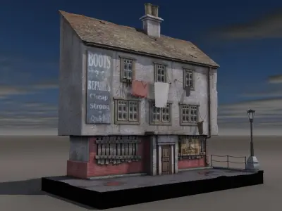 Old London house 3D model