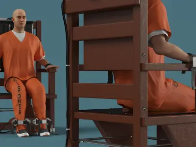  Inmate on Electric Chair 