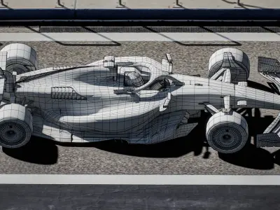  F1 McLaren MCL38 2024 Formula 1 Race Car 