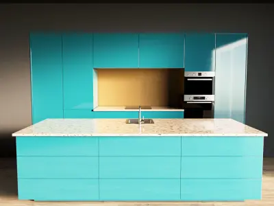 18-Kitchen6 glossy 2 3D model