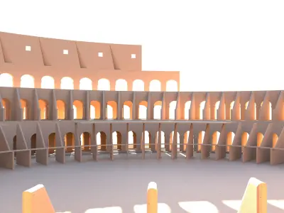 Coliseum 3D Model 3D model