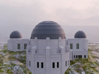 Griffith Observatory 3D model
