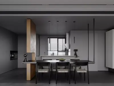 Apartment interior scenes         3D model purchase